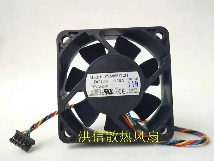 Free shipping original 6020 PVA060F12H DC12V 0.20A four wire PWM controlled speed fan
Free shipping original 6020 PVA060F12H DC12V 0.20A four wire PWM controlled speed fan
