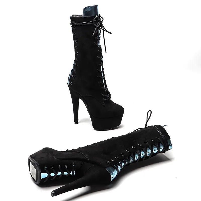 LAIJIANJINXIA New 15CM/6Inch Suede Upper Women's Platform Party High Heels Modern Boots Pole Dance Shoes 049
LAIJIANJINXIA New 15CM/6Inch Suede Upper Women's Platform Party High Heels Modern Boots Pole Dance Shoes 049