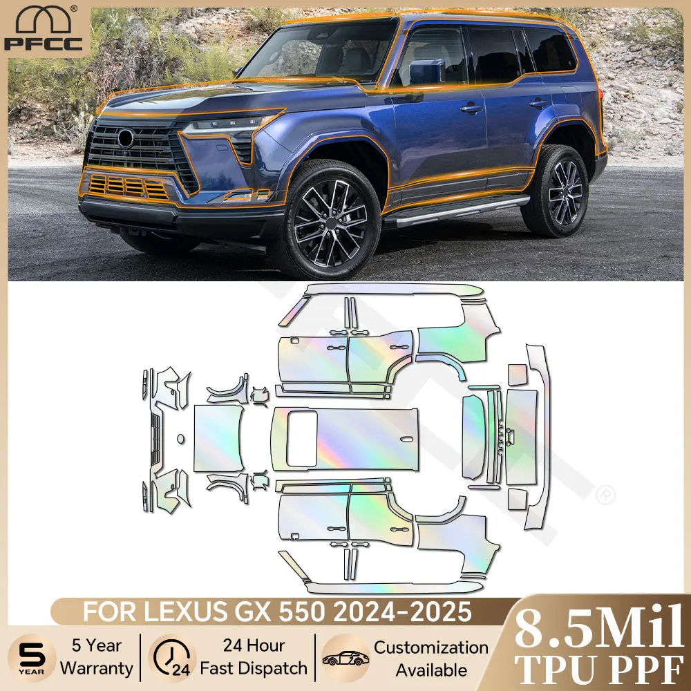 For Lexus GX550 Luxury Premium Over 2024 2025 TPU Paint Protection Film Pre-cut PPF Anti-Scratch Car Body Clear Bra Resistant
For Lexus GX550 Luxury Premium Over 2024 2025 TPU Paint Protection Film Pre-cut PPF Anti-Scratch Car Body Clear Bra Resistant