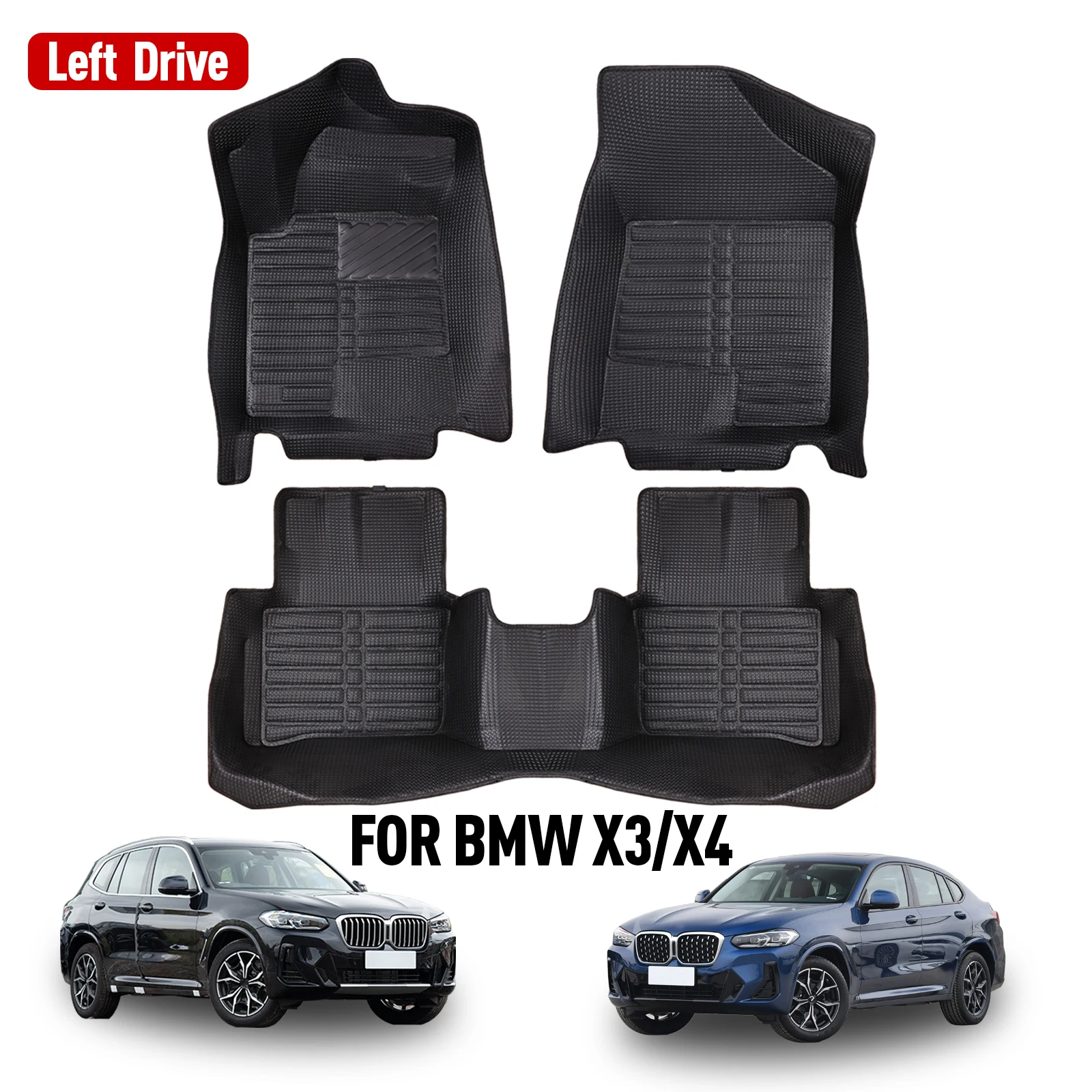 Car floor mat for BMW X3 X4 G01G02 F97 F98 2018-2024 Non-Slip Durable Car Carpet Easy Clean and Wear-Resistant Floor Mat
Car floor mat for BMW X3 X4 G01G02 F97 F98 2018-2024 Non-Slip Durable Car Carpet Easy Clean and Wear-Resistant Floor Mat