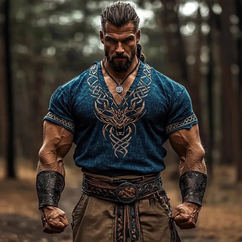 Men's Summer Tops T-shirt Short-sleeved Linen Loose-fitting Round Neck Printed Comfortable Casual Minimalist Fashionable Niche
Men's Summer Tops T-shirt Short-sleeved Linen Loose-fitting Round Neck Printed Comfortable Casual Minimalist Fashionable Niche