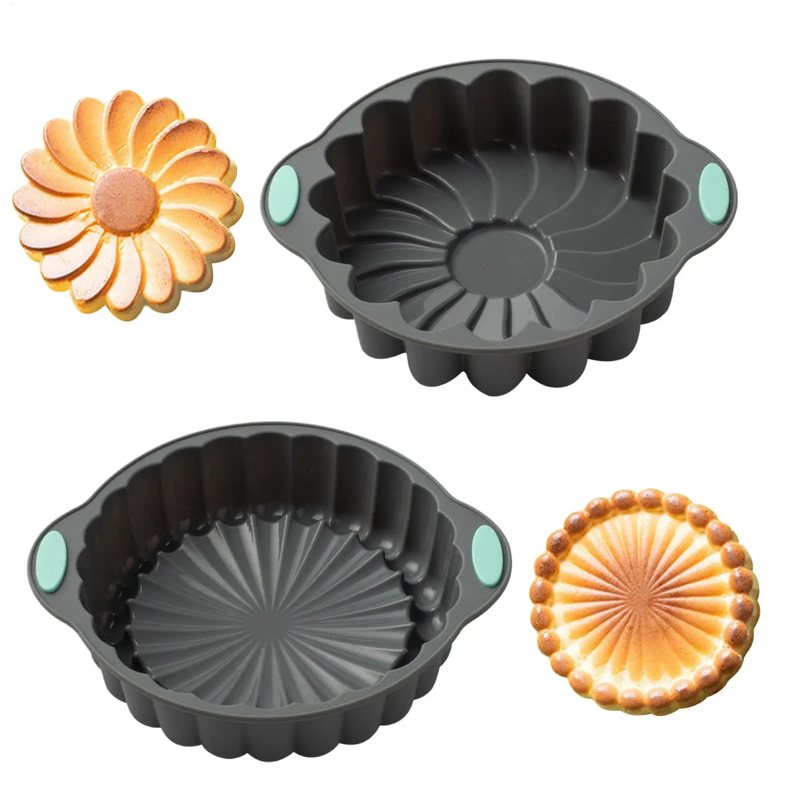 Sunflower Jelly Molds Reusable Flower Baking Trays for Cake Jelly, Valentine Birthday Holiday Baking Pans, Large Round Molds
Sunflower Jelly Molds Reusable Flower Baking Trays for Cake Jelly, Valentine Birthday Holiday Baking Pans, Large Round Molds