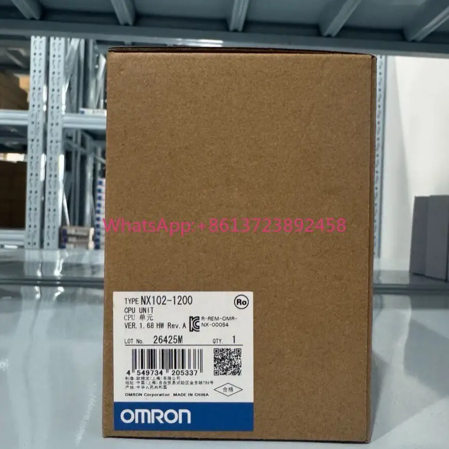 Omron NX102-1200 CPU unit, brand new original genuine PLC
Omron NX102-1200 CPU unit, brand new original genuine PLC