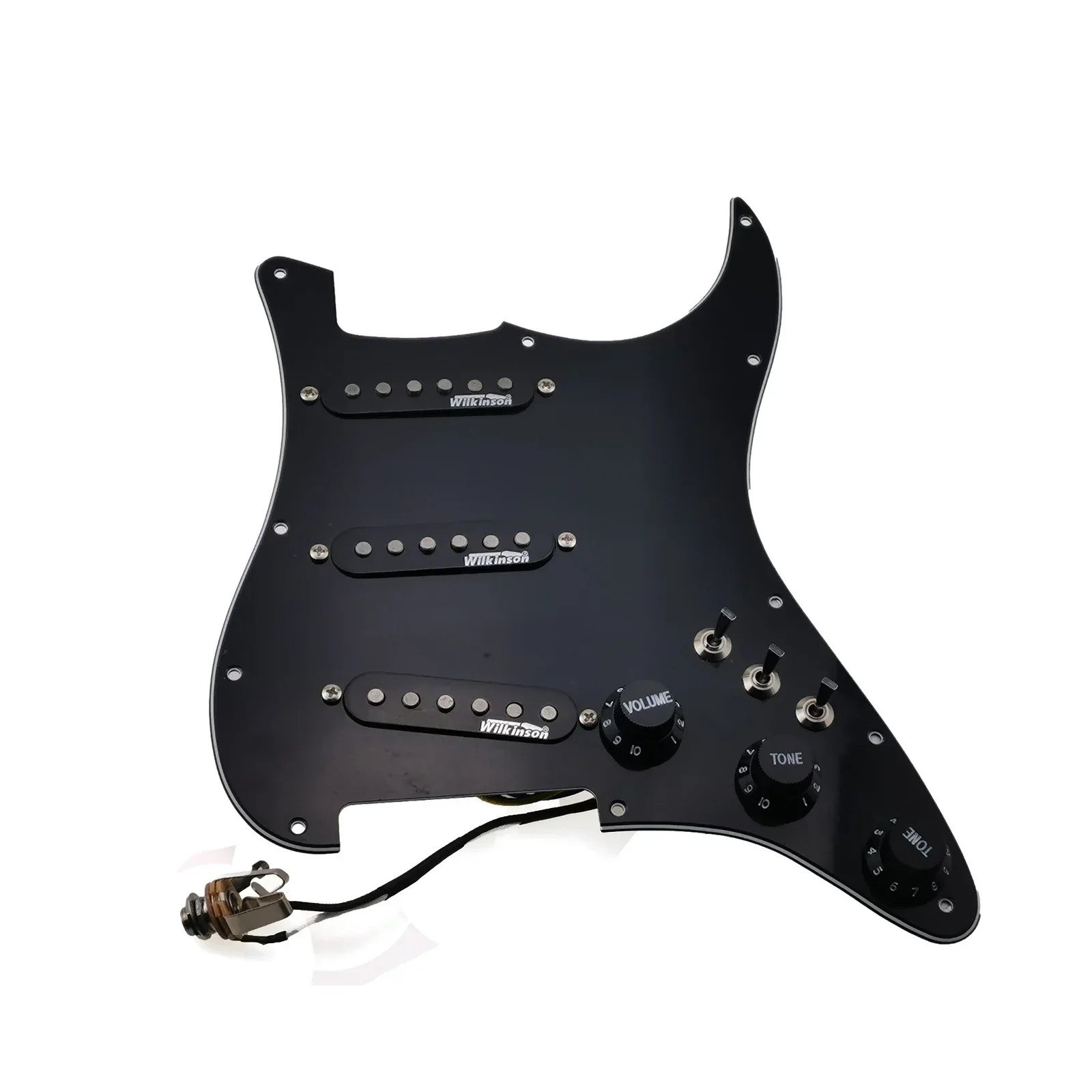 Wilkinson SSS Ainico 5 Single Coil Pickups 7-Way Type Fully Loaded Prewired Pickguard Set For St Guitar Electric Parts
Wilkinson SSS Ainico 5 Single Coil Pickups 7-Way Type Fully Loaded Prewired Pickguard Set For St Guitar Electric Parts