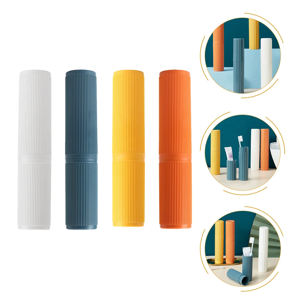 4 pcs Storage Boxes Multi-Functional Detachable Pp Travel Toothbrush Cases Ventilation Dust-Proof Snap Cover Large Capacity
4 pcs Storage Boxes Multi-Functional Detachable Pp Travel Toothbrush Cases Ventilation Dust-Proof Snap Cover Large Capacity