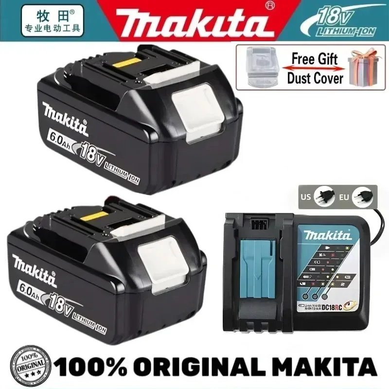 100% Original Makita 6Ah/5Ah for Makita 18V Battery BL1840 BL1830B BL1850B BL1850 BL1860 BL1815 Replacement Lithium Battery
100% Original Makita 6Ah/5Ah for Makita 18V Battery BL1840 BL1830B BL1850B BL1850 BL1860 BL1815 Replacement Lithium Battery