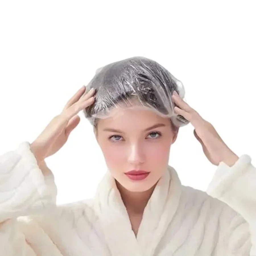 200PCS Disposable Shower Caps, Plastic Clear Hair Cap Large Thick Waterproof Bath Caps for Women and Men Unisex Reusable Travel
200PCS Disposable Shower Caps, Plastic Clear Hair Cap Large Thick Waterproof Bath Caps for Women and Men Unisex Reusable Travel