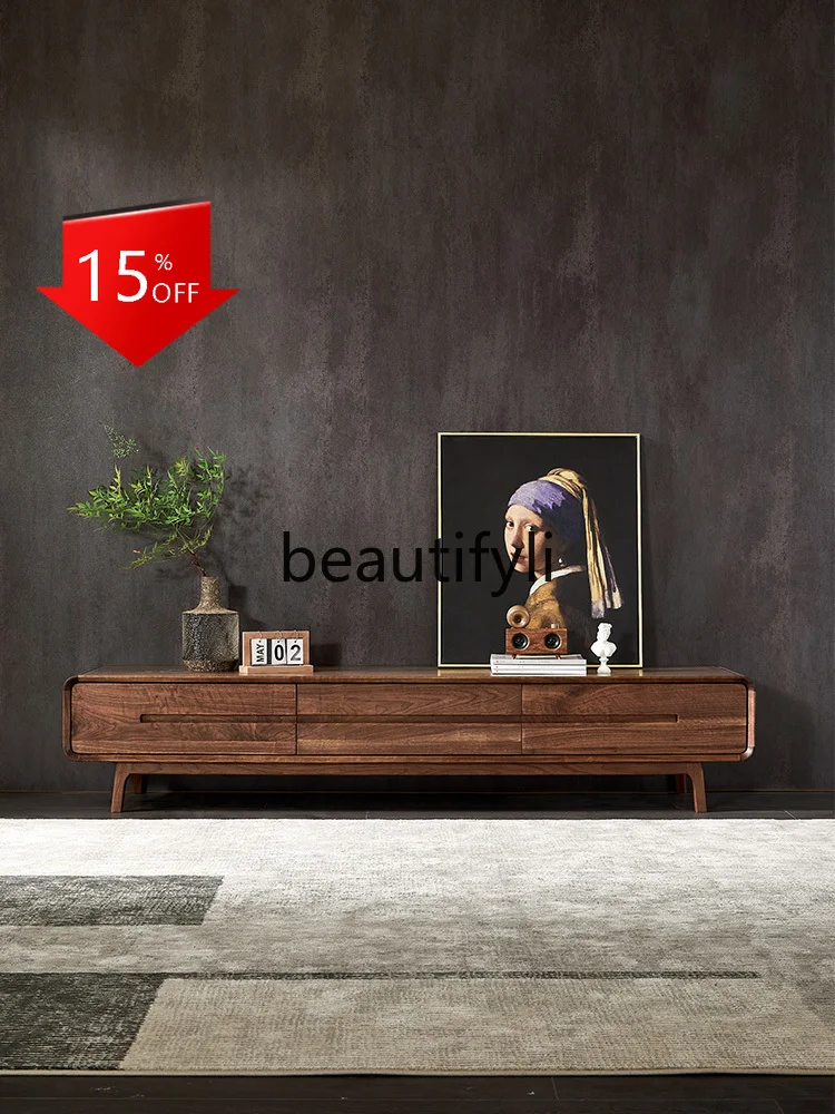 Тумба под телевизор D80 из массива североамериканского черного ореха, в скандинавском стиле, простая, для гостиной, креативный дизайн
Тумба под телевизор D80 из массива североамериканского черного ореха, в скандинавском стиле, простая, для гостиной, креативный дизайн