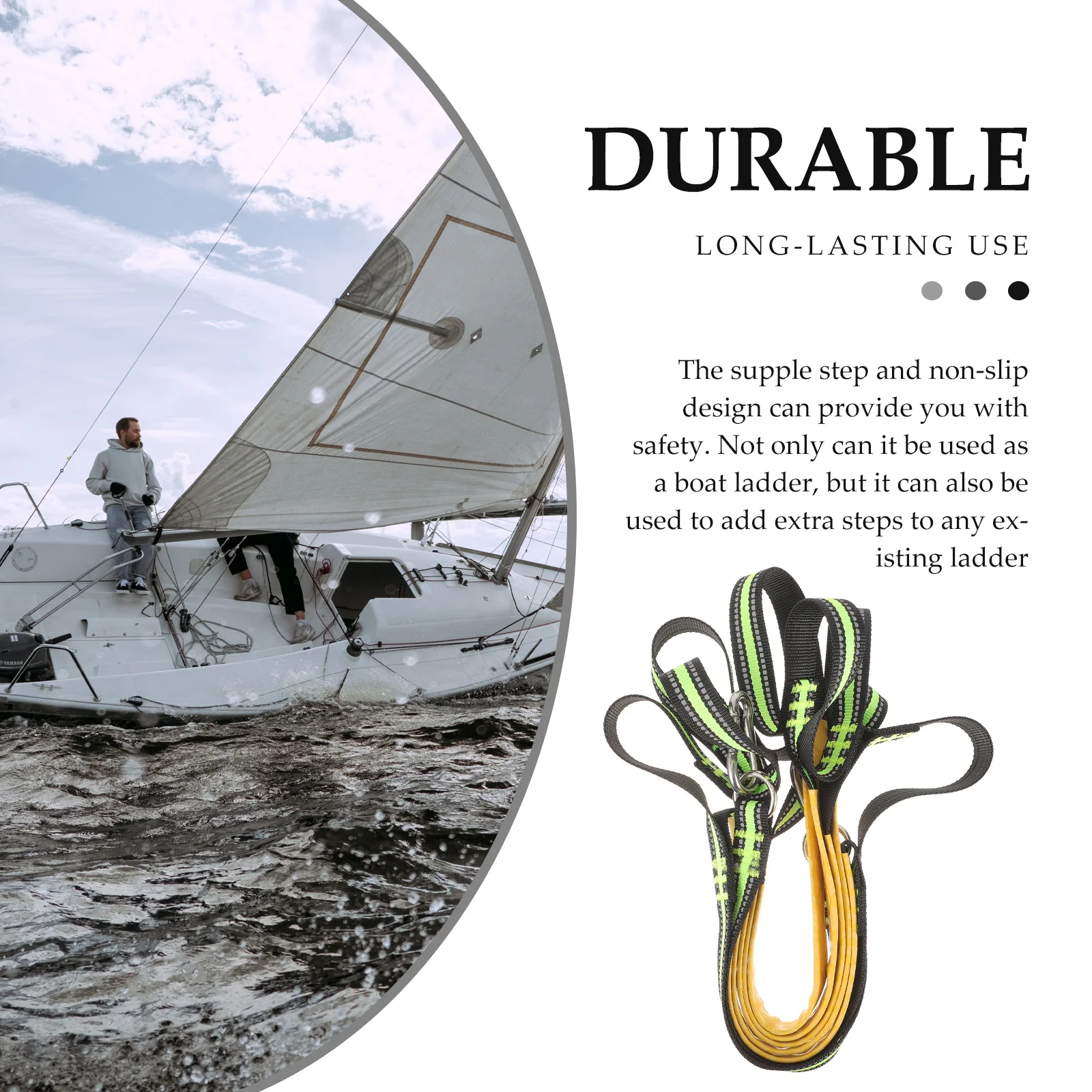 Yacht Soft Ladder Boat Rope Wear-resistant Canoe Kayak Portable Ladders Inflatable
Yacht Soft Ladder Boat Rope Wear-resistant Canoe Kayak Portable Ladders Inflatable