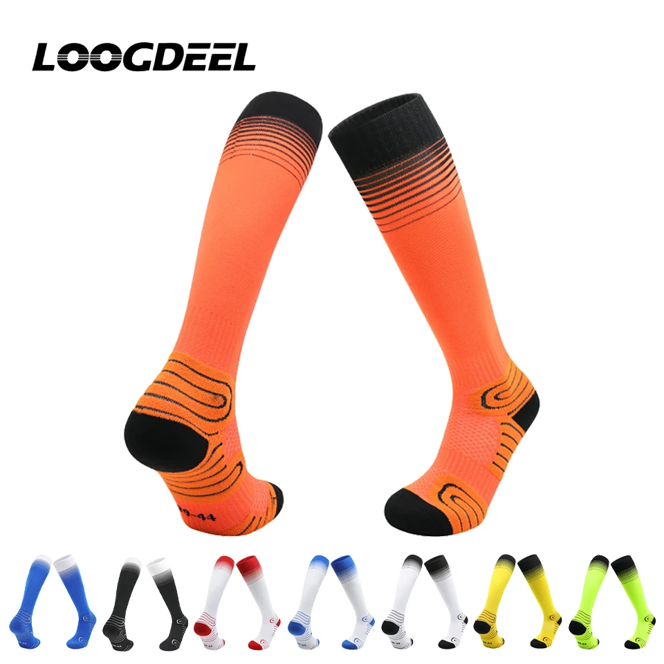 Профессиональные футбольные носки Loogdeel, 1 пара, дышащие, длинные, с утолщенной махровой подошвой, тренировочные носки, нескользящие, высокие спортивные носки
Профессиональные футбольные носки Loogdeel, 1 пара, дышащие, длинные, с утолщенной махровой подошвой, тренировочные носки, нескользящие, высокие спортивные носки