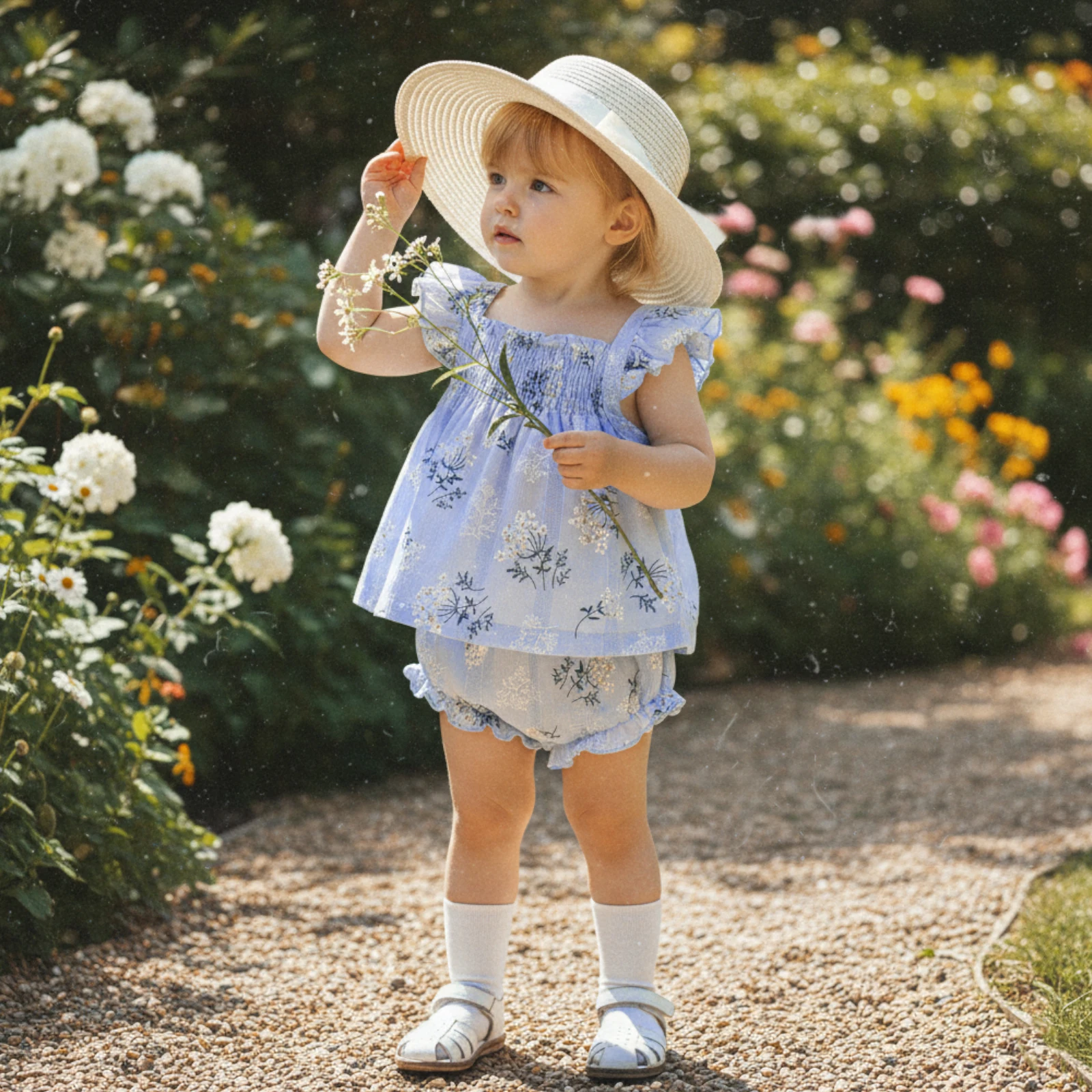 Blotona Baby Girl Summer Shorts Outfit Flower Flying Sleeve Ruffle Tops and Shorts 2 Piece Casual Set
Blotona Baby Girl Summer Shorts Outfit Flower Flying Sleeve Ruffle Tops and Shorts 2 Piece Casual Set