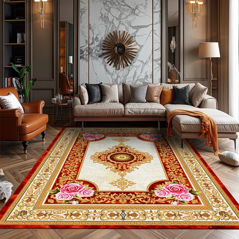 Retro household carpet dirt-resistant and wash-free living room coffee table bedroom bedside floor mat sofa carpet
Retro household carpet dirt-resistant and wash-free living room coffee table bedroom bedside floor mat sofa carpet