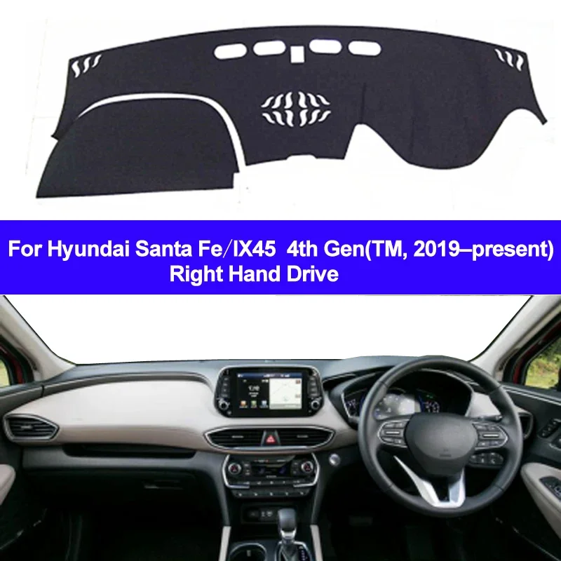 Car Auto Dashboard Cover Dashmat Pad Carpet Dash Mat Two Layers For Hyundai Santa Fe IX45 4th Gen 2019 - Now Anti-Sun RHD LHD
Car Auto Dashboard Cover Dashmat Pad Carpet Dash Mat Two Layers For Hyundai Santa Fe IX45 4th Gen 2019 - Now Anti-Sun RHD LHD