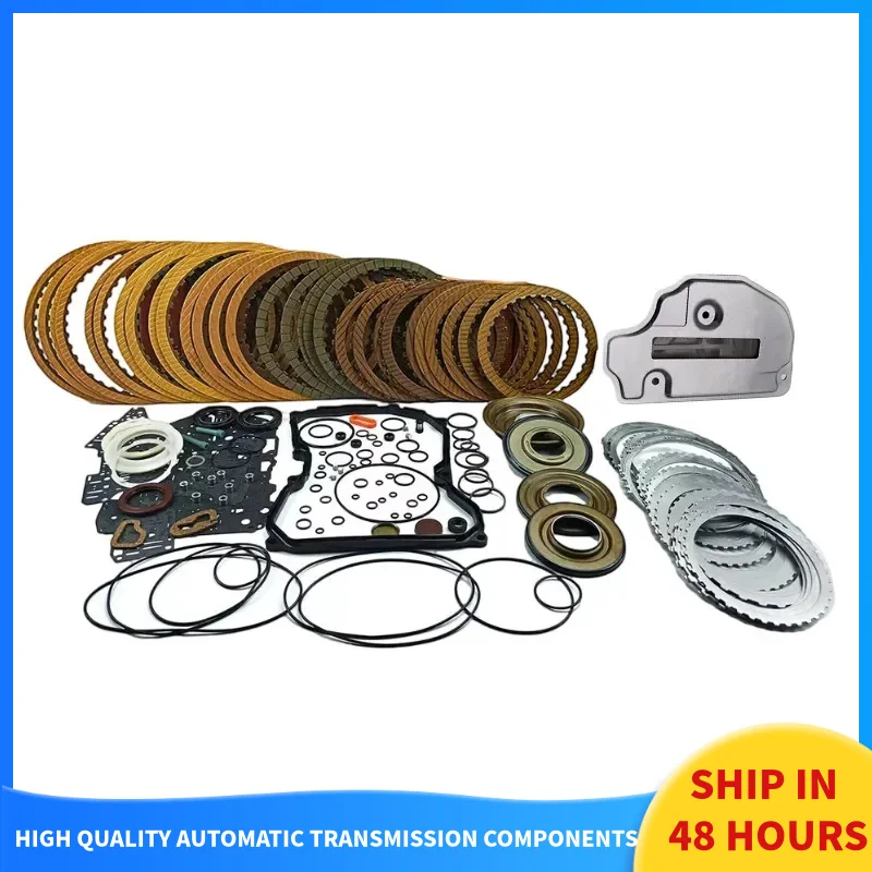 For VW Audi 09G TF60SN Automatic Transmission Gearbox Master Rebuild Overhaul Repair Kit Friction Steel Plate Piston Filter 
For VW Audi 09G TF60SN Automatic Transmission Gearbox Master Rebuild Overhaul Repair Kit Friction Steel Plate Piston Filter