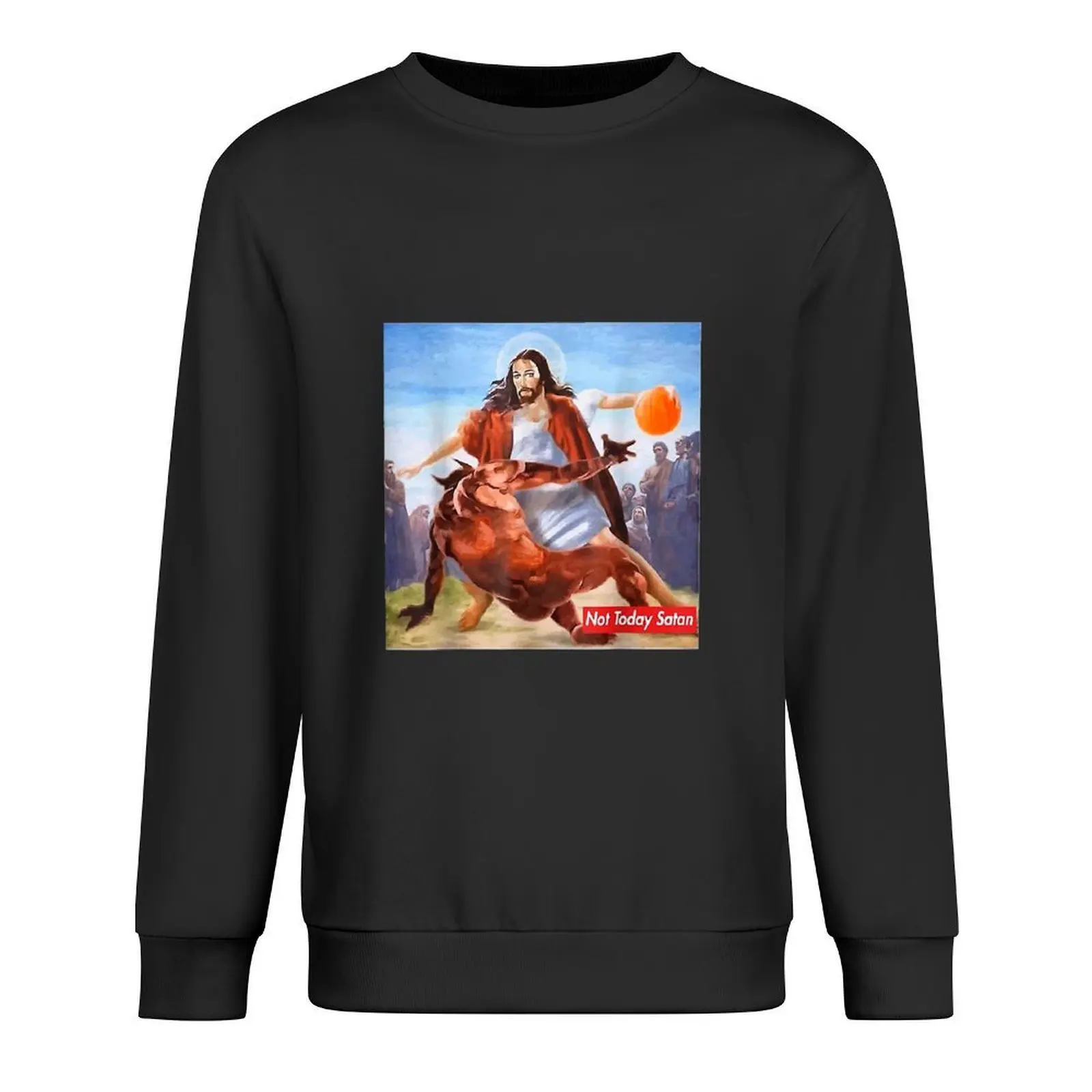 Not Today Satan Jesus Crossover Basketball Pullover mens clothes men's clothes korean clothes pullover
Not Today Satan Jesus Crossover Basketball Pullover mens clothes men's clothes korean clothes pullover