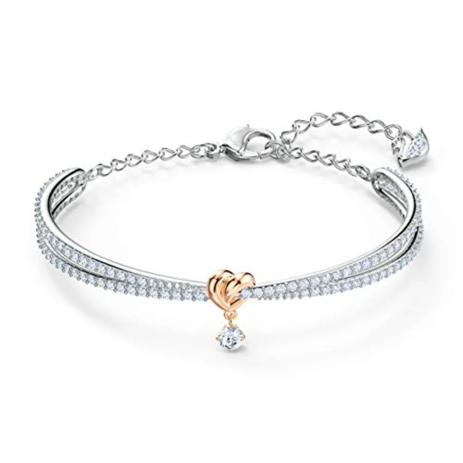 Lifelong Heart Necklace, Earrings, and Bracelet Crystal Jewelry Collection, Rose Gold and Rhodium Tone Finish
Lifelong Heart Necklace, Earrings, and Bracelet Crystal Jewelry Collection, Rose Gold and Rhodium Tone Finish