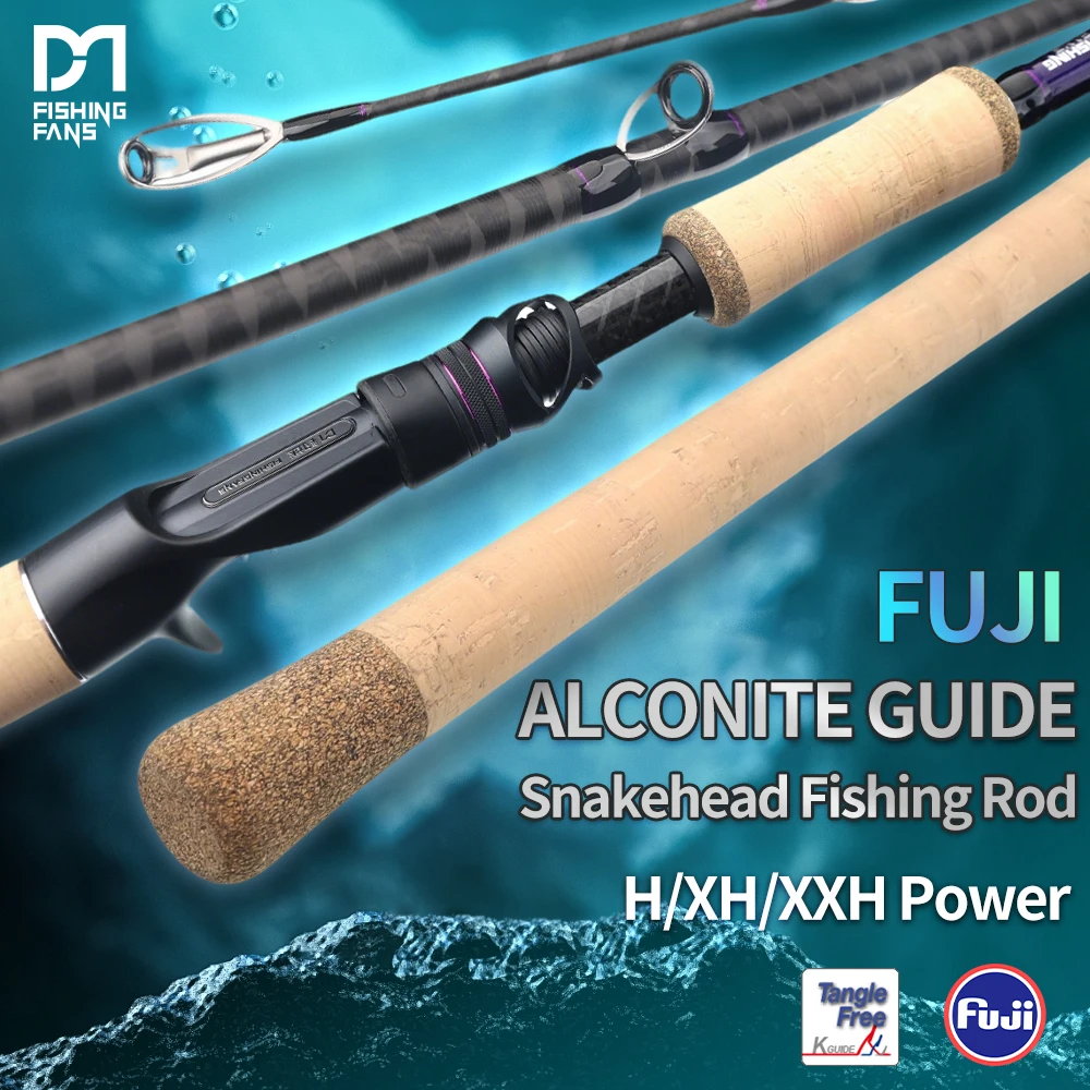 FISHINGFANS QINGXIU SUPER HARD SNAKEHEAD POLE AA FULL CORK HANDLE FUJI ALCONITE GUIDE 8-40G 12-60G 7'3 7'6 H XH XXH FISHING ROD
FISHINGFANS QINGXIU SUPER HARD SNAKEHEAD POLE AA FULL CORK HANDLE FUJI ALCONITE GUIDE 8-40G 12-60G 7'3 7'6 H XH XXH FISHING ROD