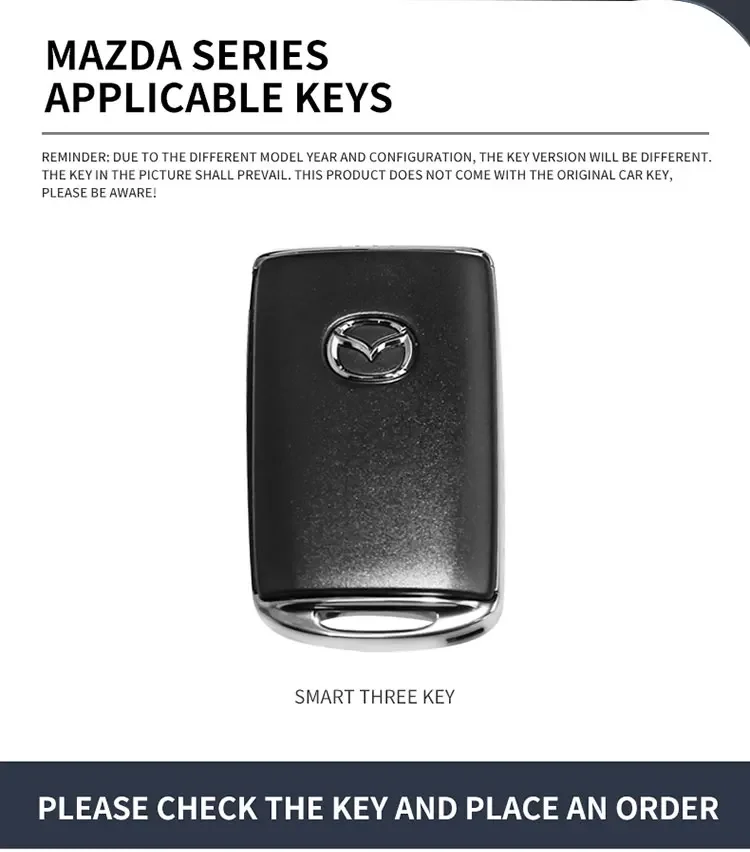 For Mazda Axela Atenza 3 2 6 CX3 CX5 CX30 CX8 CX9 MX5 RX7 RX8 SKYACTIV Zinc Alloy Car Key Holder Remote Protector Car Key Cover
For Mazda Axela Atenza 3 2 6 CX3 CX5 CX30 CX8 CX9 MX5 RX7 RX8 SKYACTIV Zinc Alloy Car Key Holder Remote Protector Car Key Cover