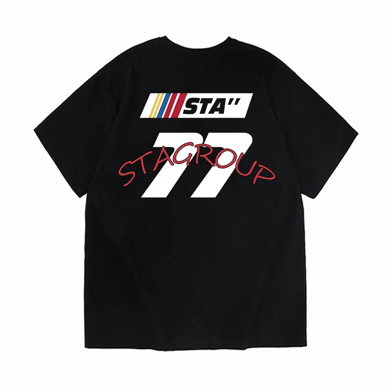 Fashion Brand 77 Alphanumeric Printed Short-sleeved Street Fashion T-shirt Cotton Men and Women Couples Half-sleeved Top
Fashion Brand 77 Alphanumeric Printed Short-sleeved Street Fashion T-shirt Cotton Men and Women Couples Half-sleeved Top