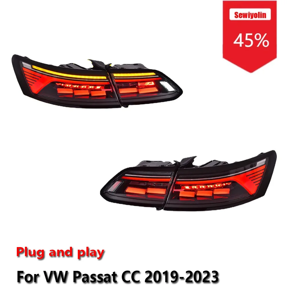 Sewiyolin Car LED Tail Light Assemblies For VW Passat CC 2019-2023 Auto Fog DRL Brake Turn Signal Lamp Plug and Play
Sewiyolin Car LED Tail Light Assemblies For VW Passat CC 2019-2023 Auto Fog DRL Brake Turn Signal Lamp Plug and Play