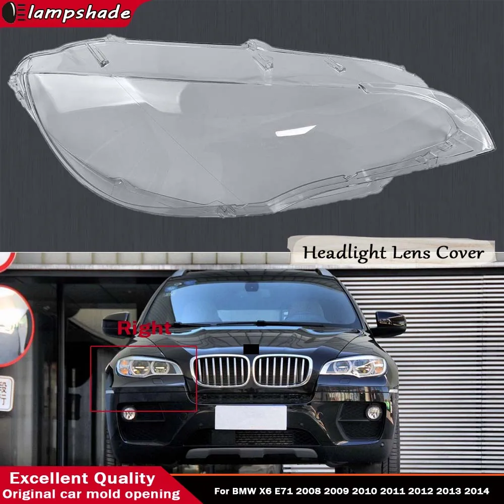 Lens Case Transparent Lampshade Headlight Cover Car Light Lamp Shell Headlamp For BMW X6 E71 2008 2009 2010 2011 2012 2013 2014
Lens Case Transparent Lampshade Headlight Cover Car Light Lamp Shell Headlamp For BMW X6 E71 2008 2009 2010 2011 2012 2013 2014
