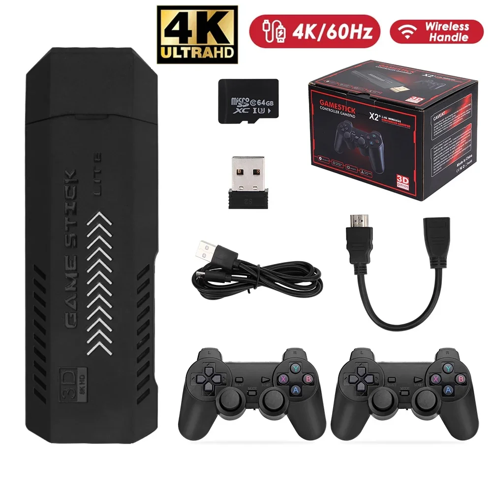 Портативная игровая консоль GD10 X2 в стиле ретро со встроенными 40000 играми и беспроводным контроллером 4K HD TV Game Stick для PSP GBA
Портативная игровая консоль GD10 X2 в стиле ретро со встроенными 40000 играми и беспроводным контроллером 4K HD TV Game Stick для PSP GBA