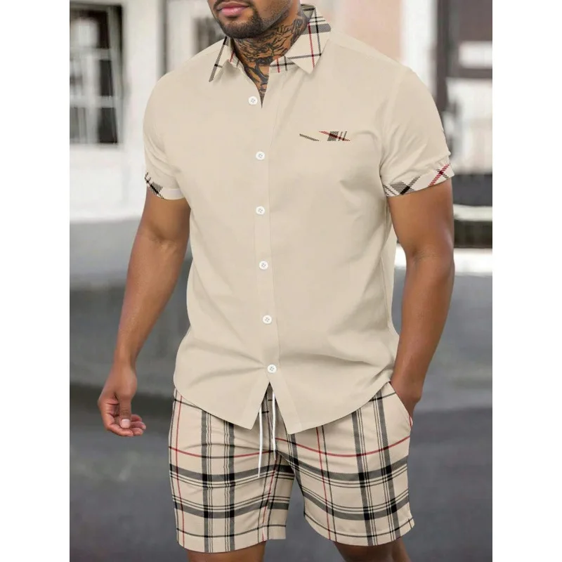 Men's Shirt And Shorts Set T69190 Collar Seven Sleeve Cross-Border Fashionable Four Seasons Clothing Kit without Brand
Men's Shirt And Shorts Set T69190 Collar Seven Sleeve Cross-Border Fashionable Four Seasons Clothing Kit without Brand