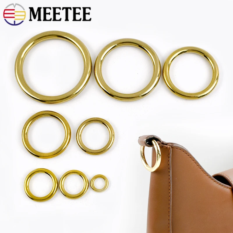 5/10Pcs 8-51mm Brass O Ring Buckles Webbing Belt Connection Buckle Bag Strap Hook Keychain Clasp DIY Hardware Accessories
5/10Pcs 8-51mm Brass O Ring Buckles Webbing Belt Connection Buckle Bag Strap Hook Keychain Clasp DIY Hardware Accessories