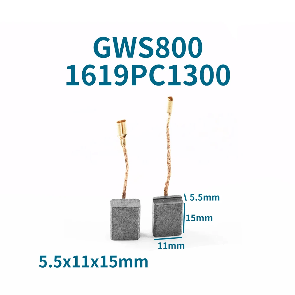Carbon Brush for BOSCH GWS800 GWS 800 1619PC1300 Angle Grinder Carbon Brushes Accessories Replacement
Carbon Brush for BOSCH GWS800 GWS 800 1619PC1300 Angle Grinder Carbon Brushes Accessories Replacement