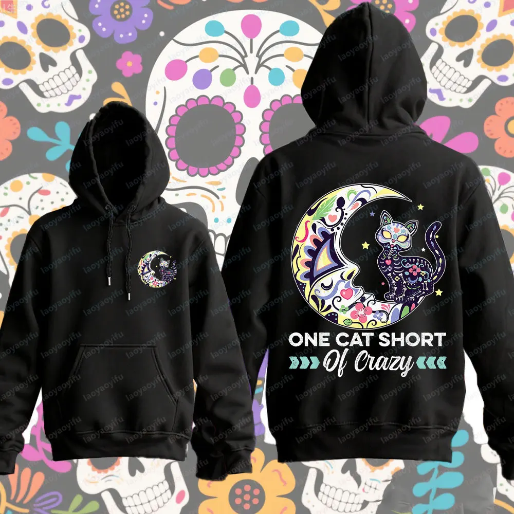Día de Muertos Mexican Skull Hooded Sweatshirt Gothic Unisex Oversized Long Sleeve Pullover Sugar Skeletons Print Streetwear
Día de Muertos Mexican Skull Hooded Sweatshirt Gothic Unisex Oversized Long Sleeve Pullover Sugar Skeletons Print Streetwear