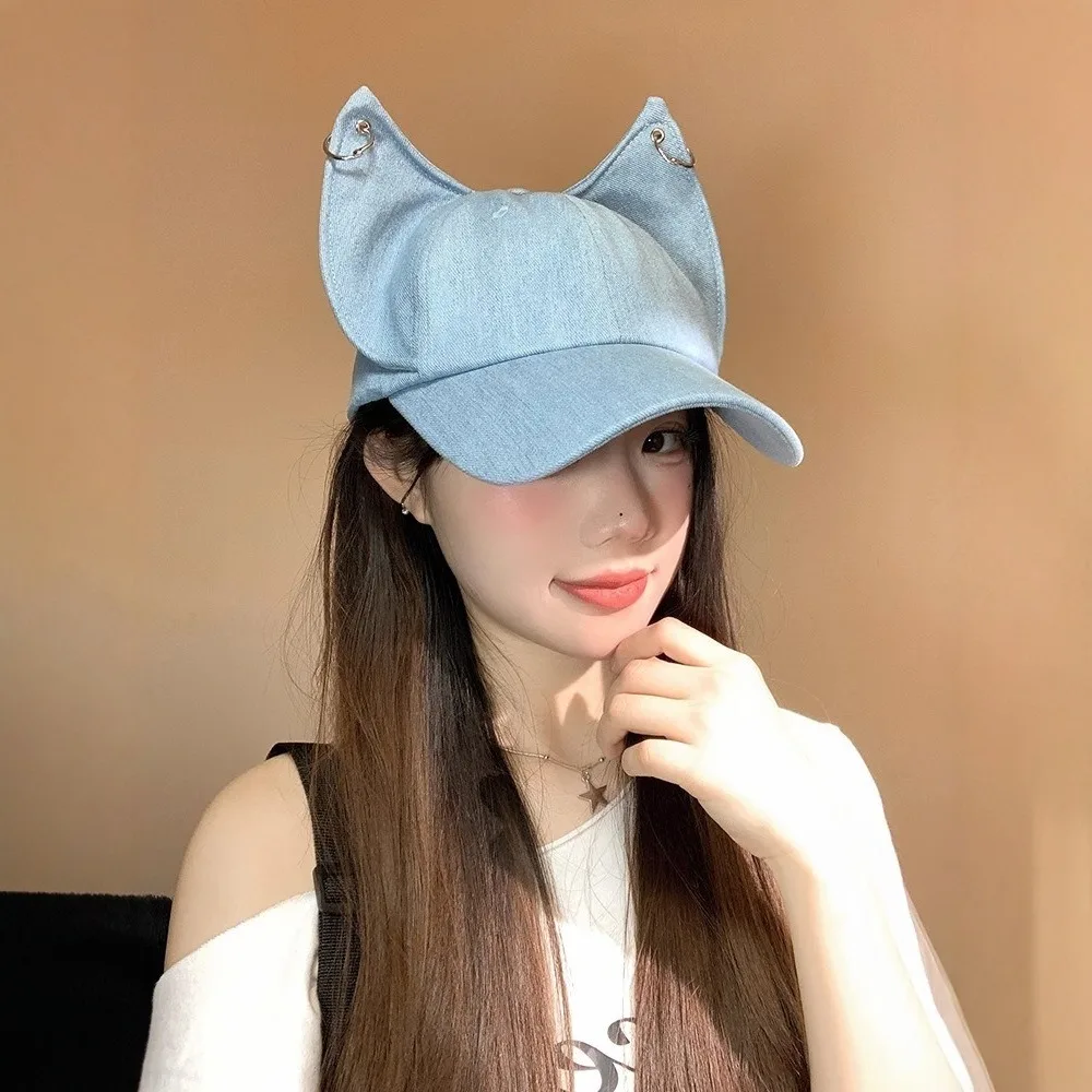 New Cute Cat Ears Baseball Cap Sunscreen Y2k Women Peaked Cap Casual Outdoor Sun Hat Spring Summer
New Cute Cat Ears Baseball Cap Sunscreen Y2k Women Peaked Cap Casual Outdoor Sun Hat Spring Summer