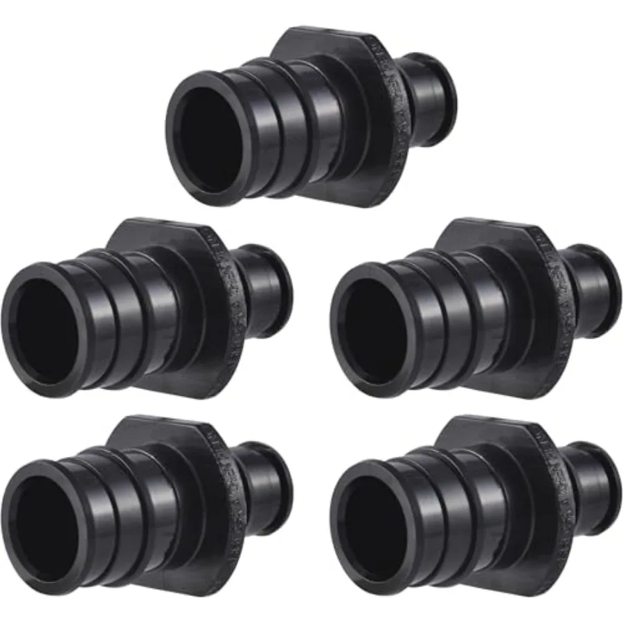 1/2 Inch x 3/4 Inch Expansion Reducing Coupling for PEX-A Pipe, Made in the USA, Pack of 5, Plastic Plumbing Fittings, Poly Red
1/2 Inch x 3/4 Inch Expansion Reducing Coupling for PEX-A Pipe, Made in the USA, Pack of 5, Plastic Plumbing Fittings, Poly Red