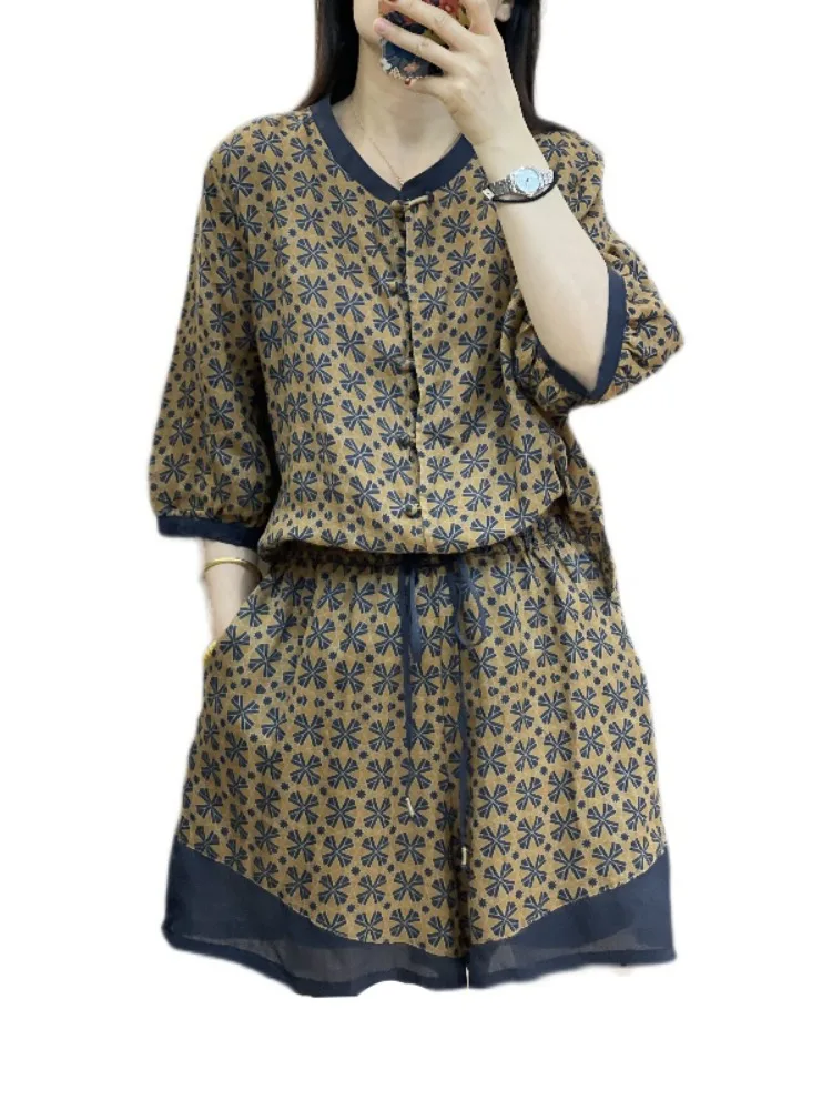 Утягивающий ор Све с воротником с принтом, хлопковые орты для женщин, модная летняя одежда, круглые Ne Dr And orts Combo
Утягивающий ор Све с воротником с принтом, хлопковые орты для женщин, модная летняя одежда, круглые Ne Dr And orts Combo