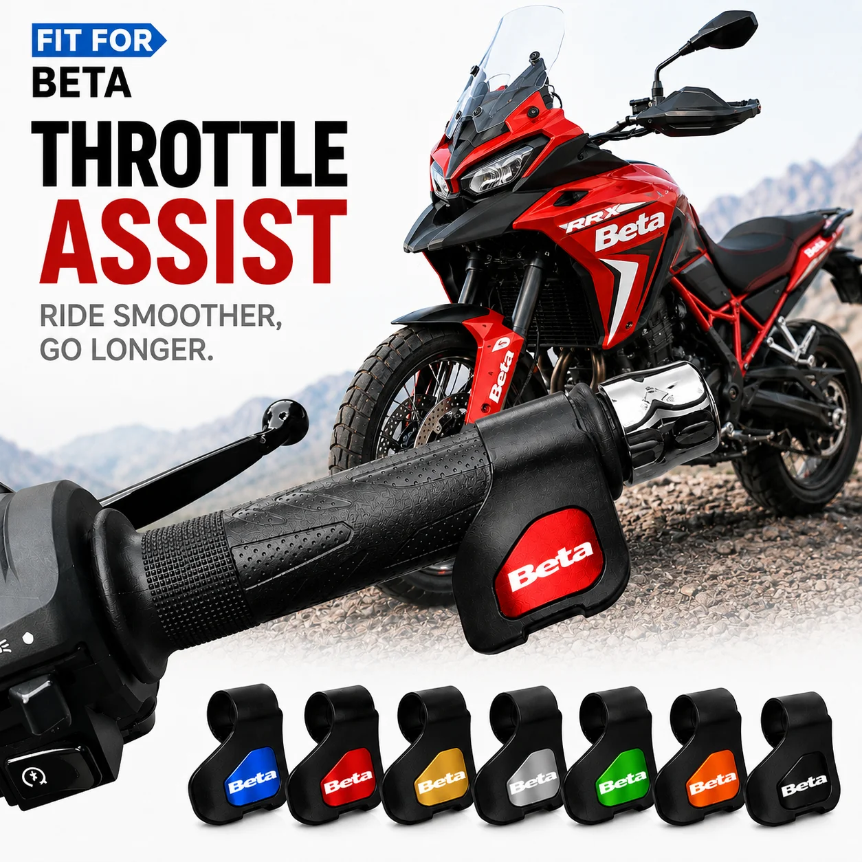 For Beta Evo 250 300 80 Junior Senior RR 125 200 350 390 430 450 480 2T SM 4T LC 50 Motorcycle Handle Control Grip Throttle
For Beta Evo 250 300 80 Junior Senior RR 125 200 350 390 430 450 480 2T SM 4T LC 50 Motorcycle Handle Control Grip Throttle