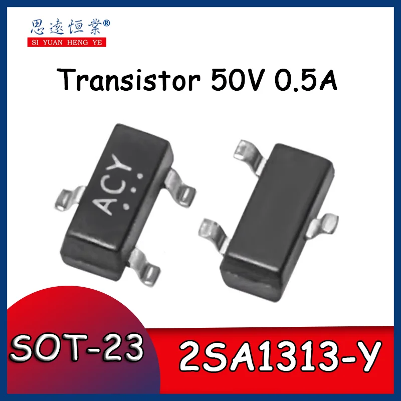 10pcs Brand new 2SA1313-Y silk-screened ACY surface mount SOT-23 PNP transistor 50V 0.5A
10pcs Brand new 2SA1313-Y silk-screened ACY surface mount SOT-23 PNP transistor 50V 0.5A