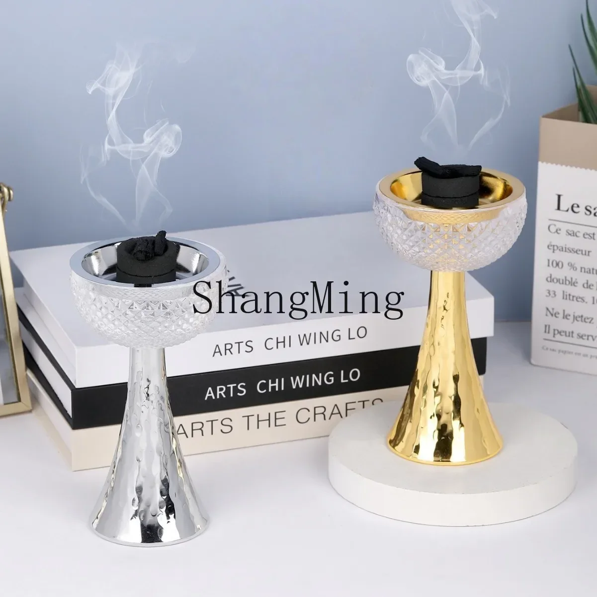 CL modern simple high-value metal translucent aromatherapy burner ornament, atmosphere incense burner ornament
CL modern simple high-value metal translucent aromatherapy burner ornament, atmosphere incense burner ornament