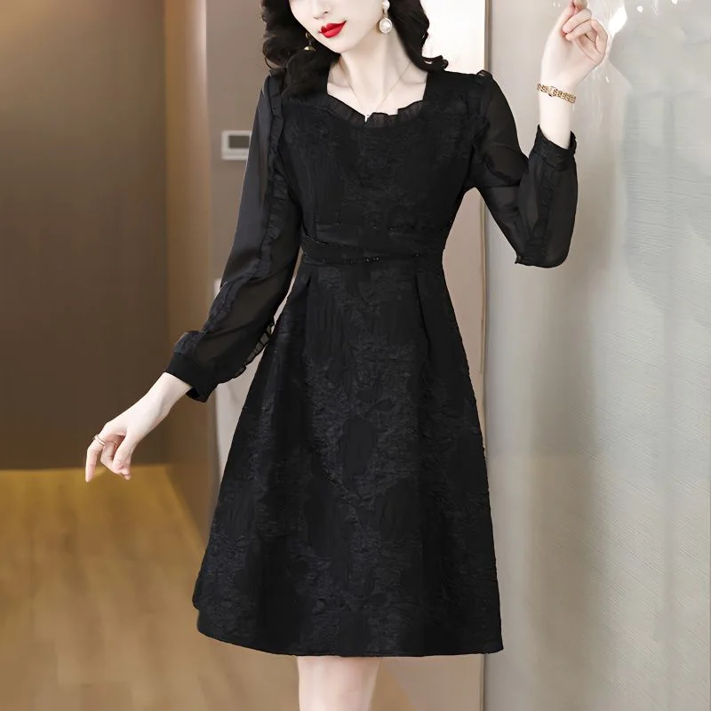 Elegant Solid Color Spliced Loose Beading Ruffles Mini Dress Women's Clothing 2023 Autumn New Oversized Office Lady Sexy Dress
Elegant Solid Color Spliced Loose Beading Ruffles Mini Dress Women's Clothing 2023 Autumn New Oversized Office Lady Sexy Dress