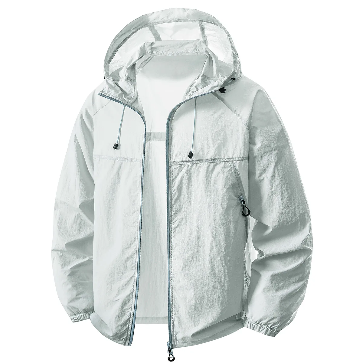 Men Women's Summer Lightweight Hooded Thin Jacket for Outdoor Biking Casual Sun Protection Windbreaker Adjustable Drawstring
Men Women's Summer Lightweight Hooded Thin Jacket for Outdoor Biking Casual Sun Protection Windbreaker Adjustable Drawstring