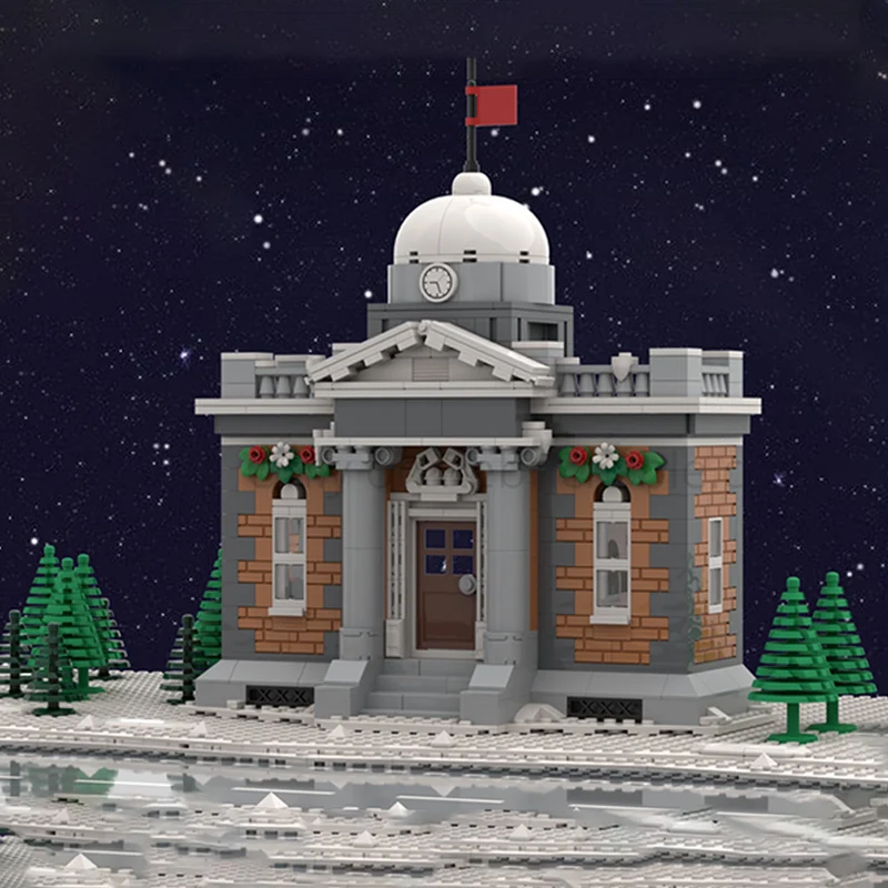 City Street View Model MOC Building Bricks Urban Area Winter Bank Modular Technology Gifts Holiday Assemble Children Toys Suit
City Street View Model MOC Building Bricks Urban Area Winter Bank Modular Technology Gifts Holiday Assemble Children Toys Suit