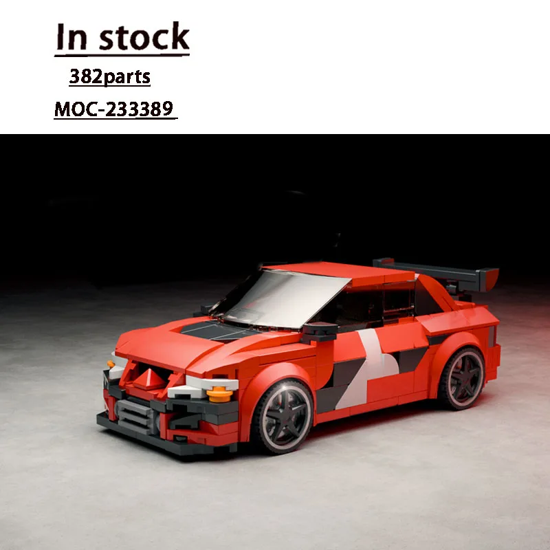 MOC-233389 New Classic Iconic City Sports Racing Car Building Blocks Model, 382 Parts, Boys' Children's Birthday Toy Gift
MOC-233389 New Classic Iconic City Sports Racing Car Building Blocks Model, 382 Parts, Boys' Children's Birthday Toy Gift