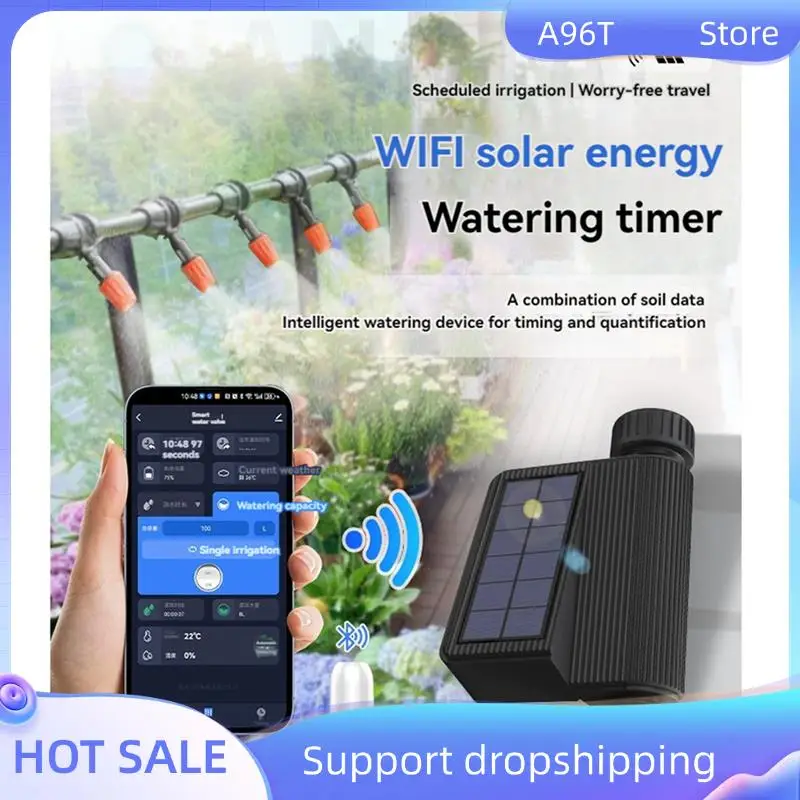 A96T 2X WIFI Solar Waterer Smart Garden Timer Sprinkler Automatic Irrigation Controller Watering Tool For Garden Outdoor
A96T 2X WIFI Solar Waterer Smart Garden Timer Sprinkler Automatic Irrigation Controller Watering Tool For Garden Outdoor