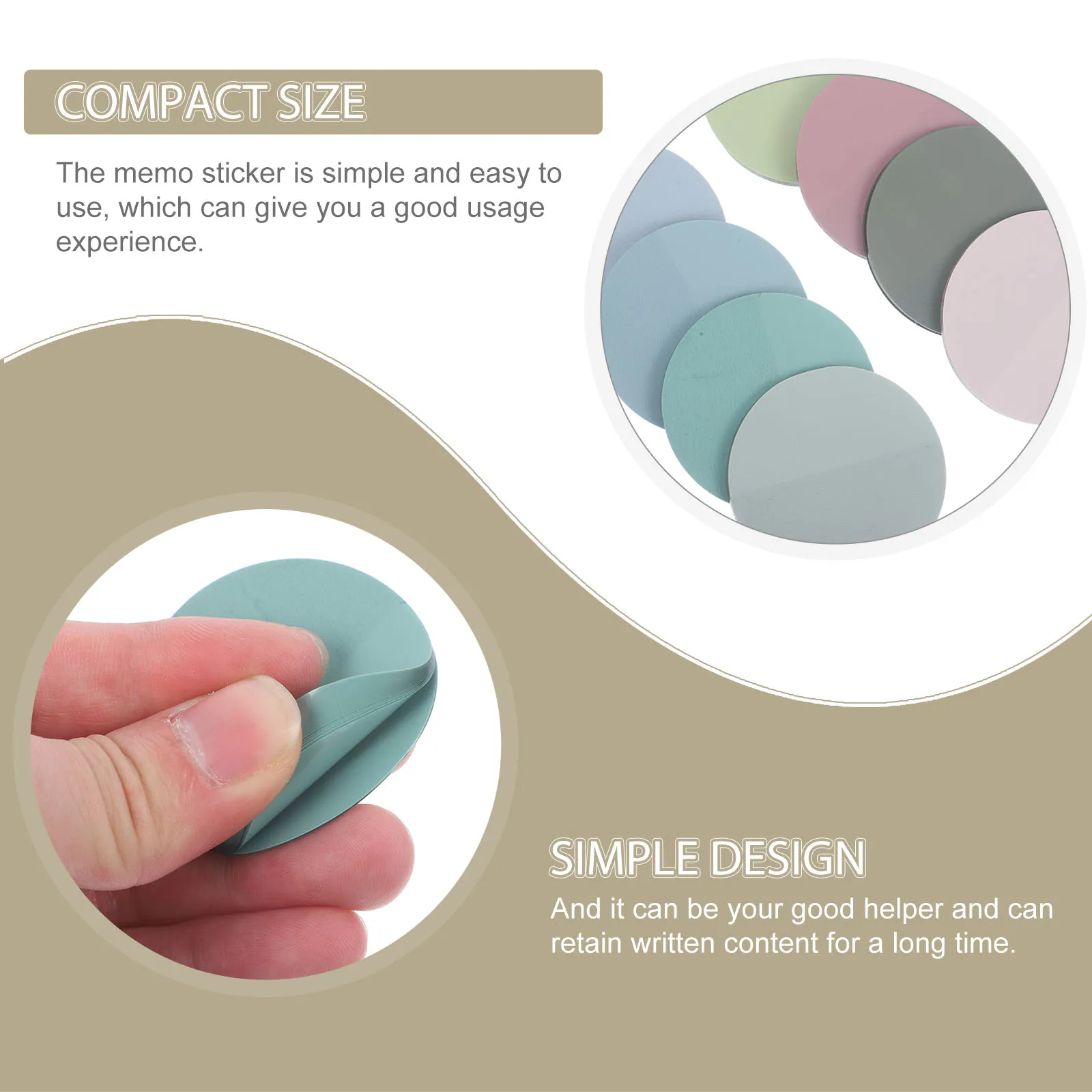 400 Sheets Transparent Notes Clear Round Stickers Multipurpose Memo Pads School Supplies Colored Adhesive Removable Office
400 Sheets Transparent Notes Clear Round Stickers Multipurpose Memo Pads School Supplies Colored Adhesive Removable Office