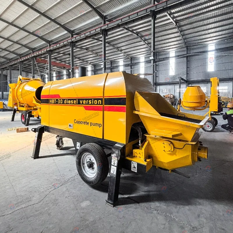 YG Customized Diesel Engine Trailer Concrete Pump 30M3 Diesel Small Concrete Pump Concrete Pump Machine
YG Customized Diesel Engine Trailer Concrete Pump 30M3 Diesel Small Concrete Pump Concrete Pump Machine