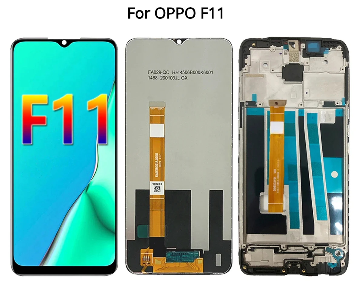 6.53" For OPPO F11 CPH1913 CPH1911 LCD Display Touch Screen Replacement Digitizer Assembly
6.53" For OPPO F11 CPH1913 CPH1911 LCD Display Touch Screen Replacement Digitizer Assembly