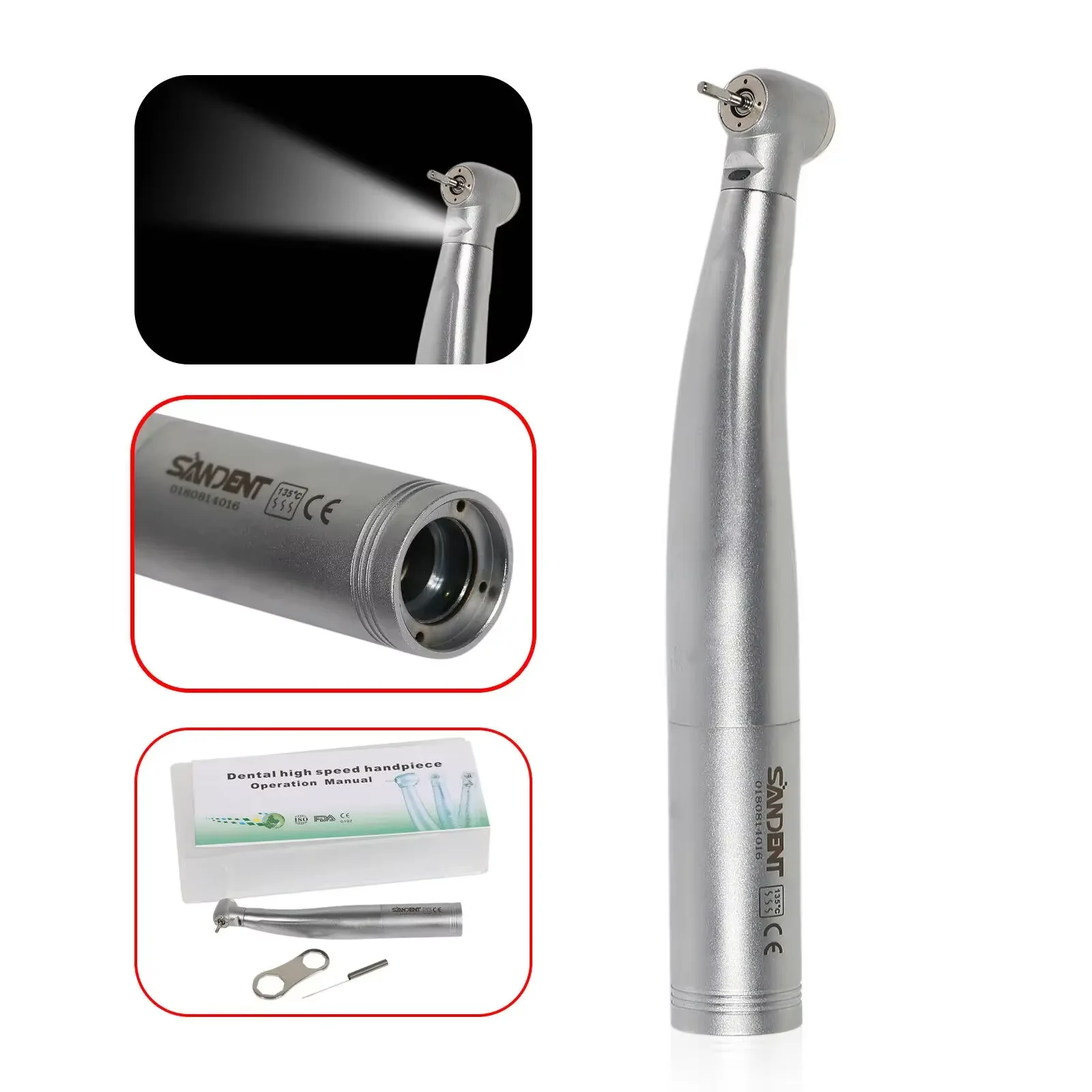 Dental Fiber Optic High Speed LED Handpiece Standard Head Push Button Turbine Fit Multiflex Lux Quick Coupler KAVO Type Dentist
Dental Fiber Optic High Speed LED Handpiece Standard Head Push Button Turbine Fit Multiflex Lux Quick Coupler KAVO Type Dentist