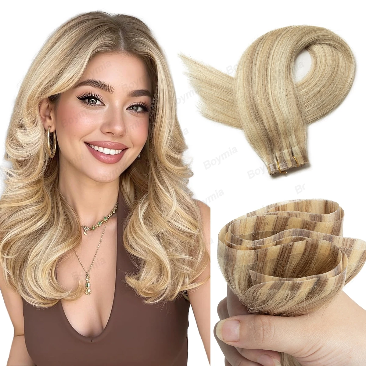 Seamless Tape Weft Long PU Skin Weft Tape in Human Extensions No Glue Natural Real Hair For Women 80cm Long Weft Hair Bundles
Seamless Tape Weft Long PU Skin Weft Tape in Human Extensions No Glue Natural Real Hair For Women 80cm Long Weft Hair Bundles