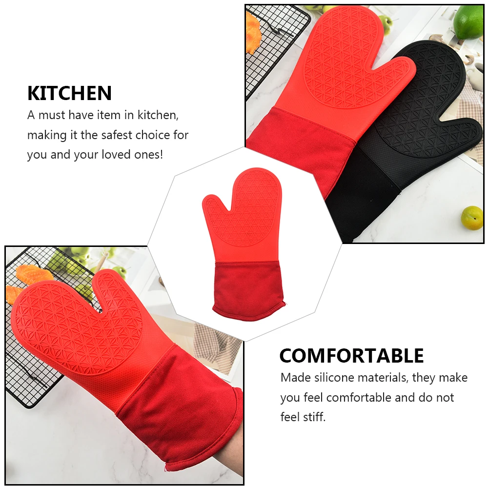 Insulation Gloves Exquisite Appearance Anti-scald Oven Mitt Thickened Heat Resistant Silica Gel Microwave Good Effect
Insulation Gloves Exquisite Appearance Anti-scald Oven Mitt Thickened Heat Resistant Silica Gel Microwave Good Effect