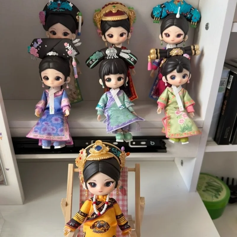 Подлинная Zhen Huan Legend Empresses In The Palace масштаб 1/12 Bjd кукла с шарнирным шарниром Poseable фигурка слепая коробка Коллекционная игрушка в подарок
Подлинная Zhen Huan Legend Empresses In The Palace масштаб 1/12 Bjd кукла с шарнирным шарниром Poseable фигурка слепая коробка Коллекционная игрушка в подарок