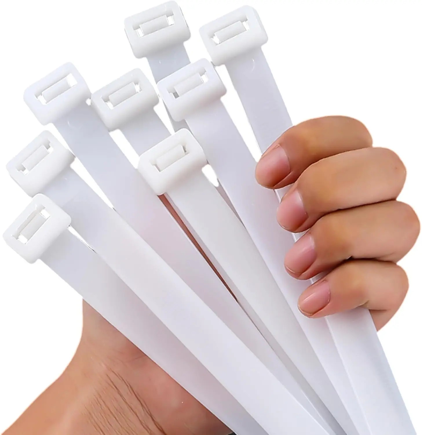 Heavy Duty Zip Ties 20 Inch White, 250lb Cable Ties for Outdoor Use with 40 Pack
Heavy Duty Zip Ties 20 Inch White, 250lb Cable Ties for Outdoor Use with 40 Pack