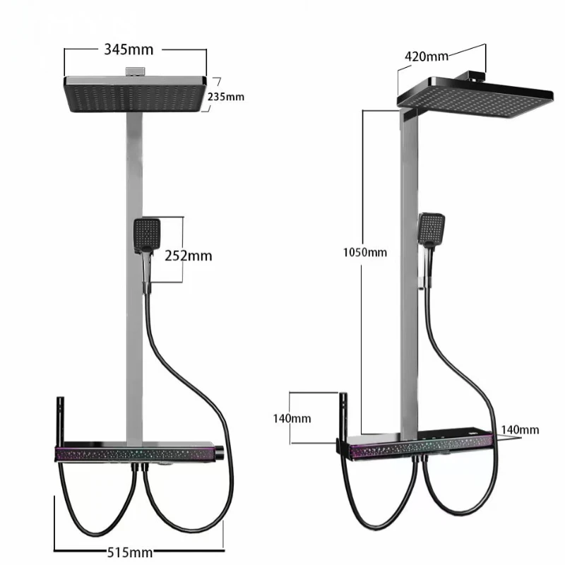 *Hot Sale Bathroom Wall Hung Star Sky Rain Shower Head Digital Display Back Massage Colorful Shower Faucet Mixer Set
*Hot Sale Bathroom Wall Hung Star Sky Rain Shower Head Digital Display Back Massage Colorful Shower Faucet Mixer Set